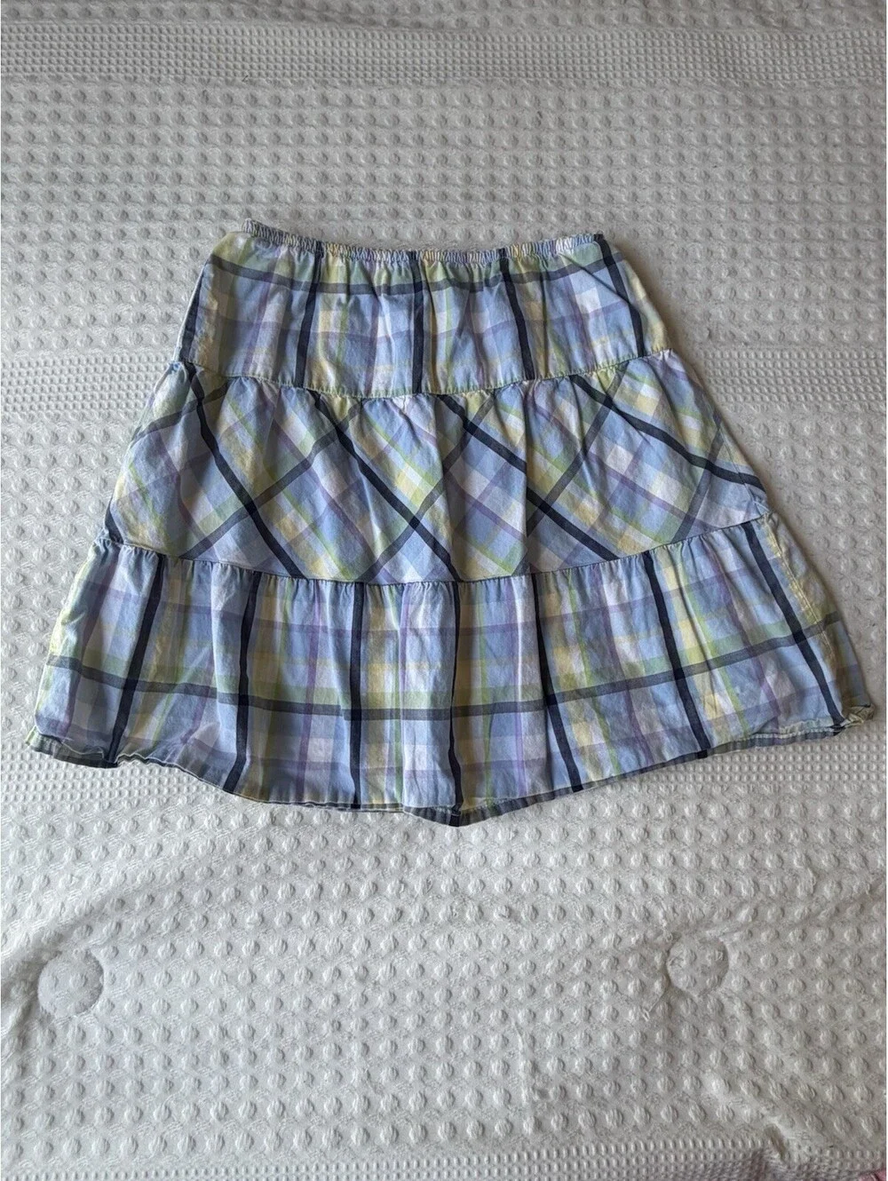 Cherokee Purple Plaid Skirt Size 5T School Beach Travel